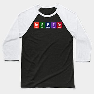 Inspire Chemistry Periodic Table Fun Baseball T-Shirt